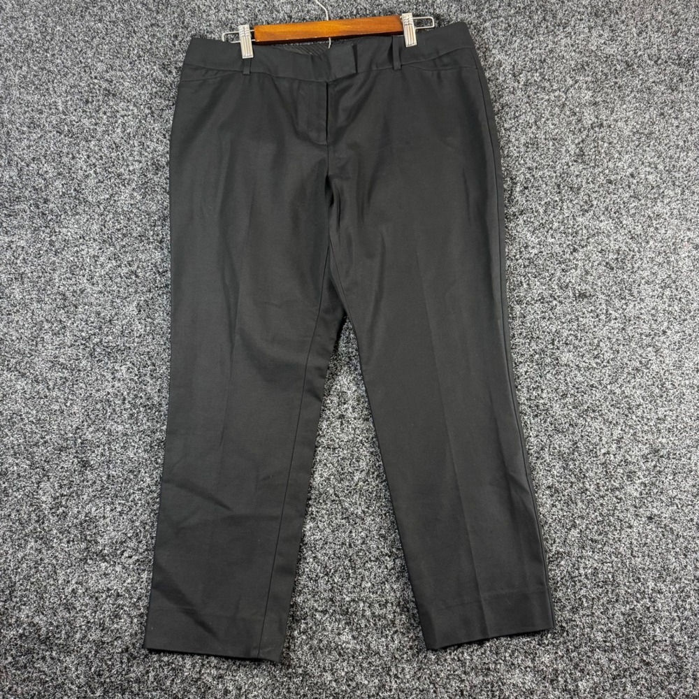 The Limited Pencil Pant Black Slim Leg Ankle Length Stretch Trousers 12‎ Regular